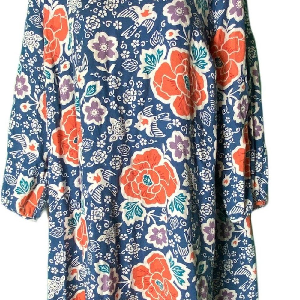 Old Navy blue and orange dress XL